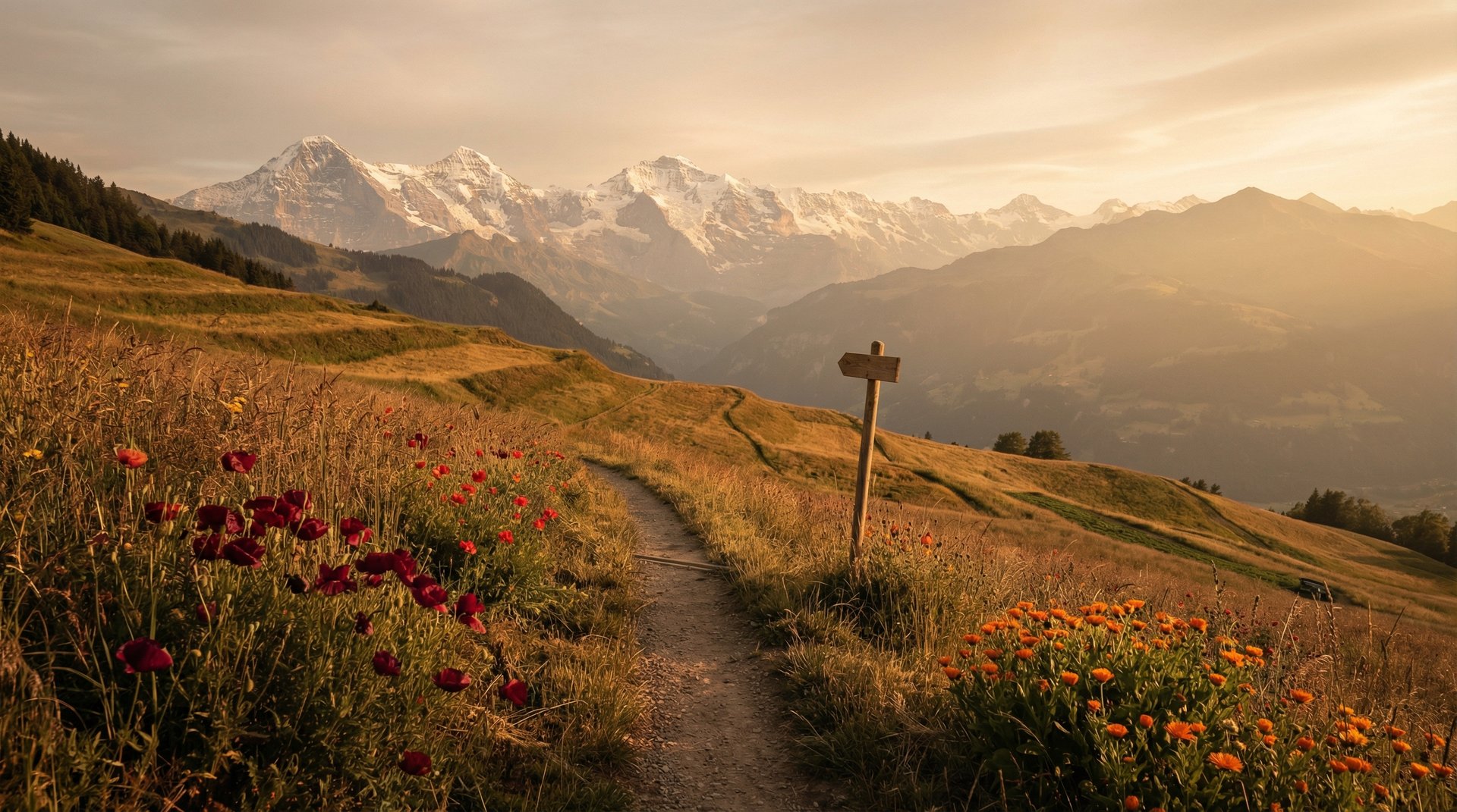 Fussspuren im Schnee - Der erste Schritt
